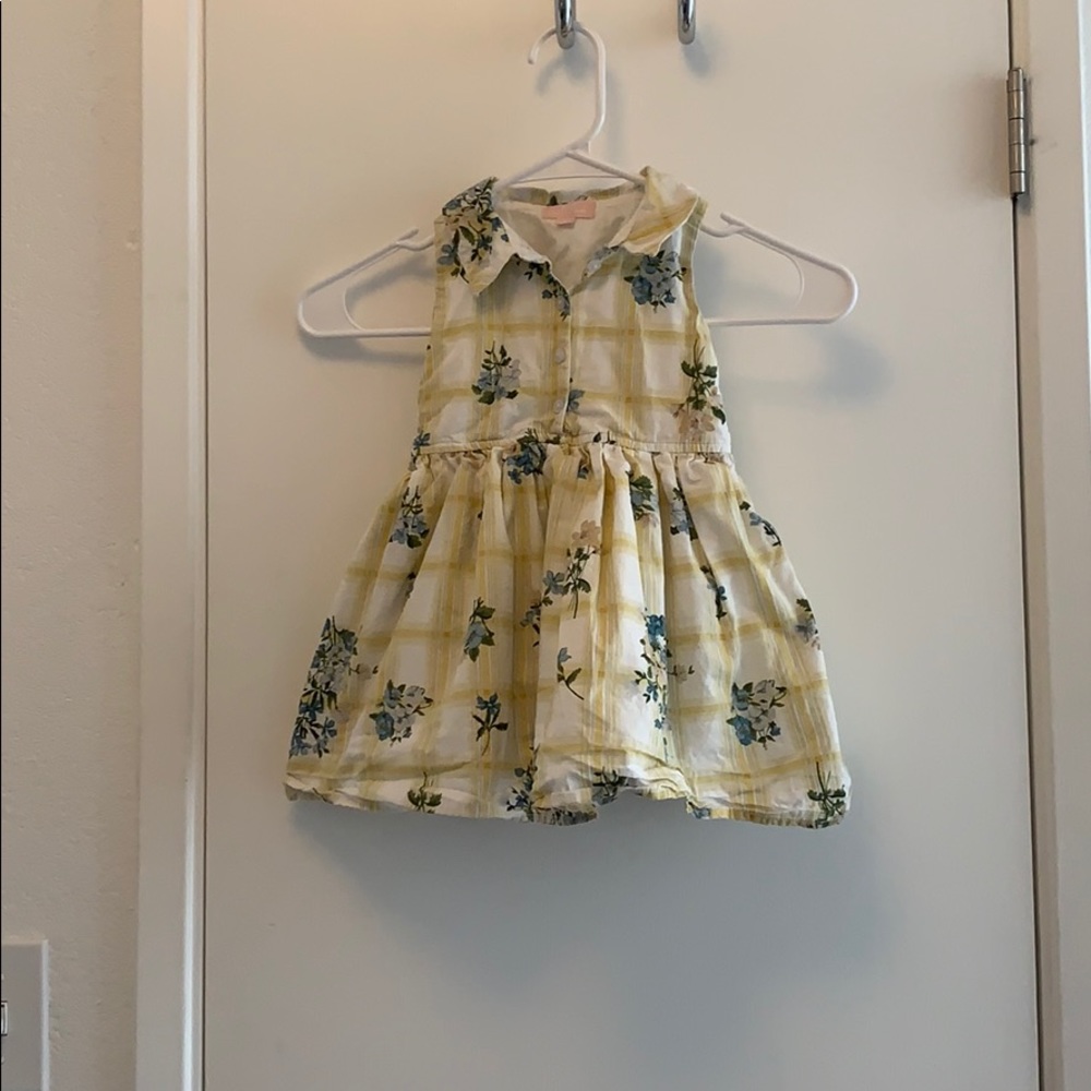 Girls Size 3T Yellow dress with flowers